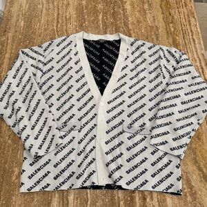 Balenciaga logo button up jacket Cardigan